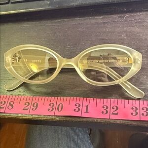 Guess Women's Beige Oval Glasses
